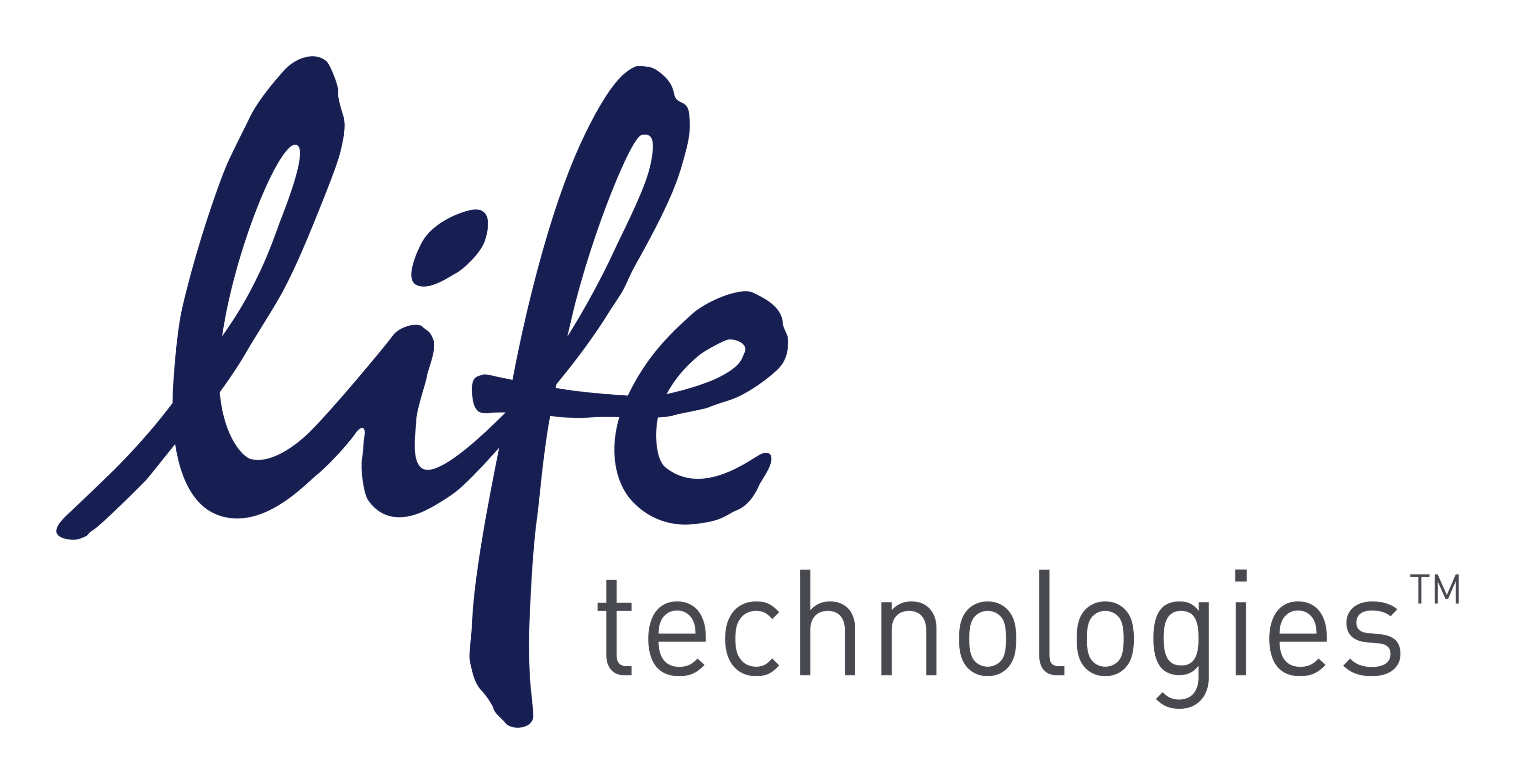 Life Technologies logo on a transparent background