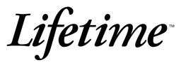 Logo da Lifetime, versão logotipo preto, em fundo transparente