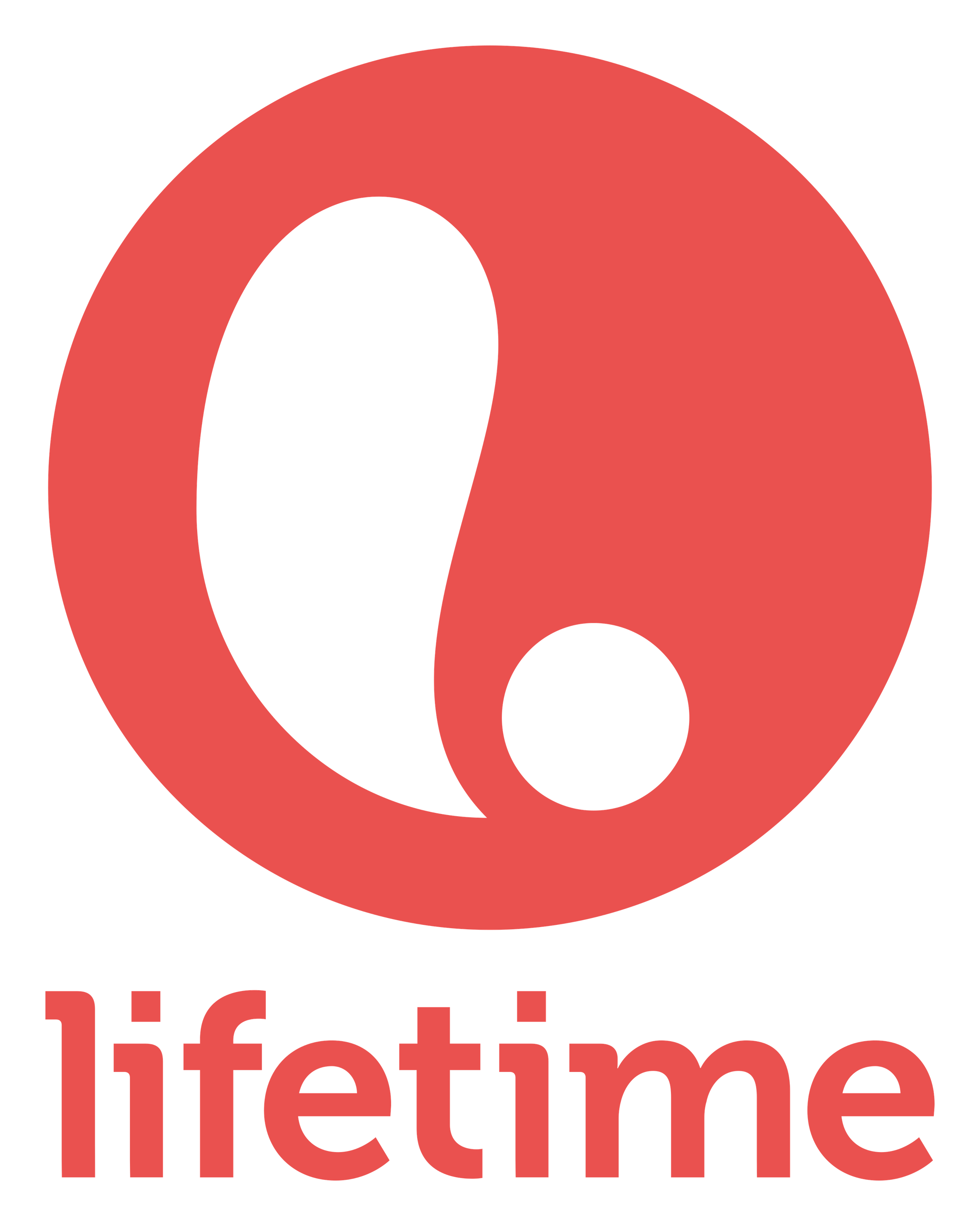 Logo da Lifetime em fundo transparente