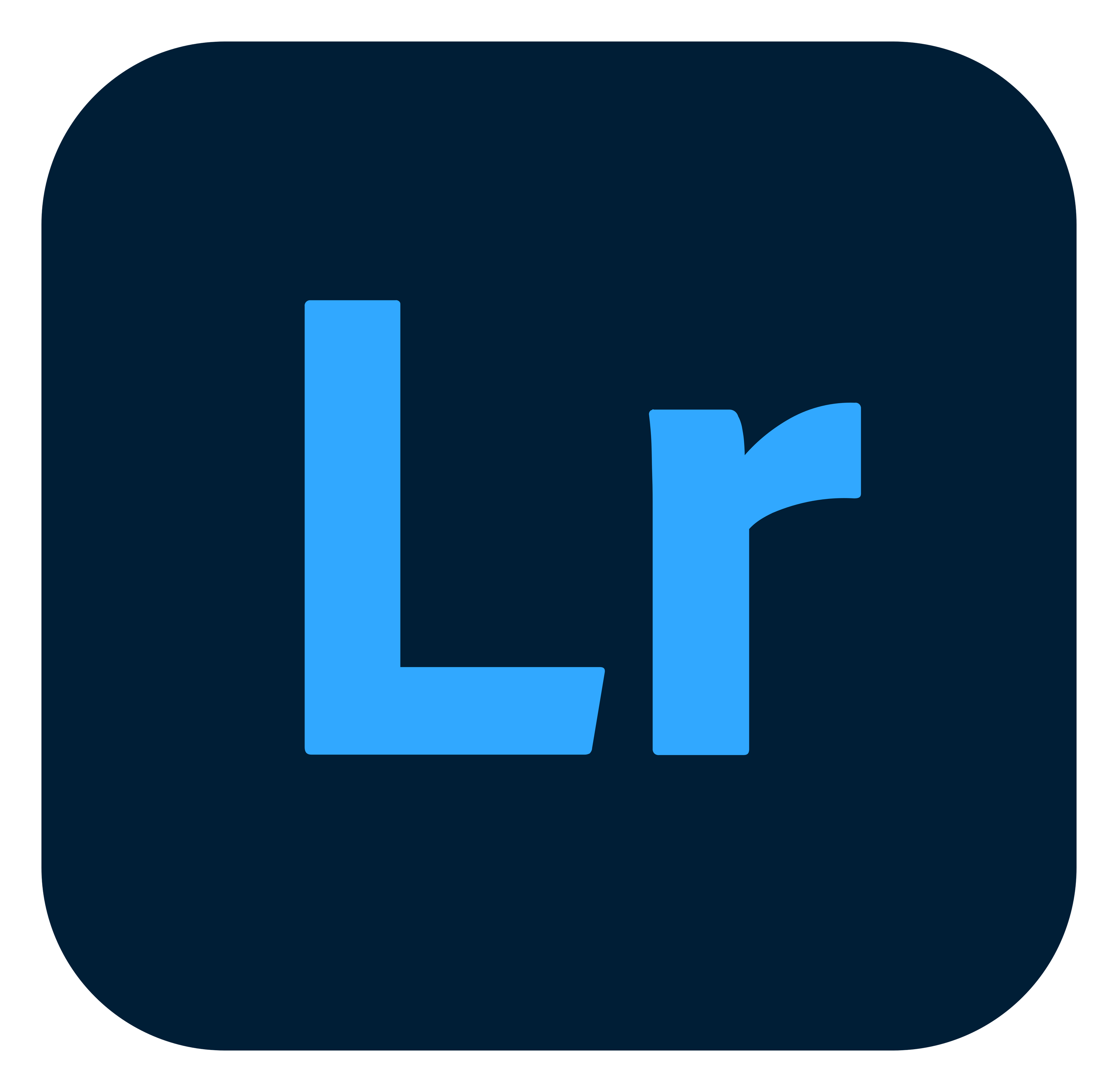 Lightroom のロゴ（背景透過）