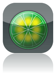 Limewire のロゴ、horizontalバージョン（背景透過）
