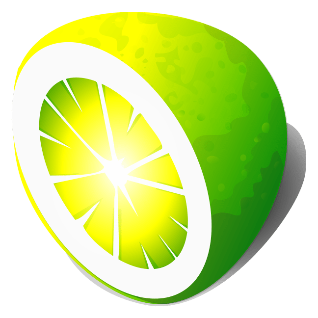 Limewire のロゴ（背景透過）