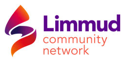 Limmud logo, horizontal version, on a transparent background