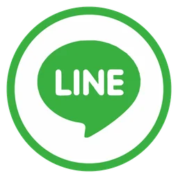 Line logo, icon version, on a transparent background
