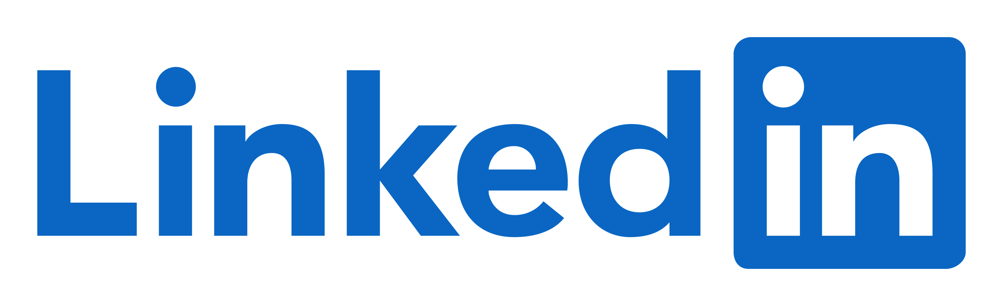 LinkedIn logo on a transparent background