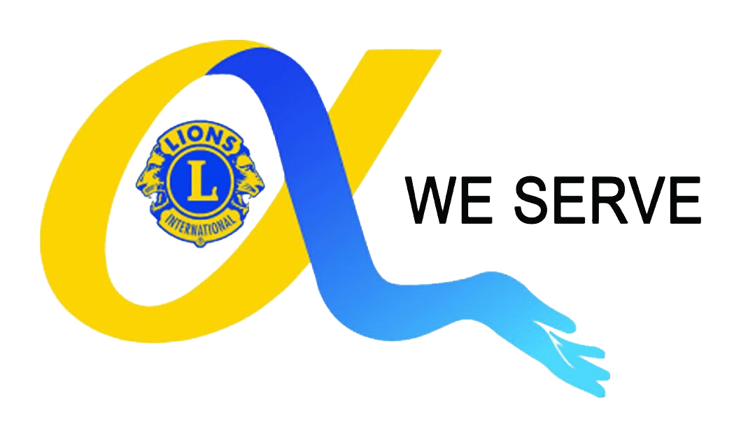 Logo da Lions Clubs em fundo transparente