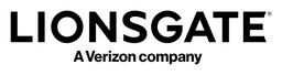 Lionsgate logo, black wordmark version, on a transparent background