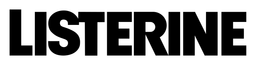 Listerine logo, black wordmark version, on a transparent background