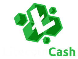 Litecoin Cash logo, horizontal version, on a transparent background
