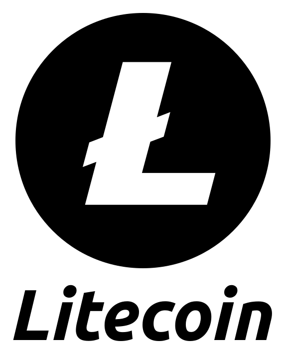 Litecoin logo on a transparent background