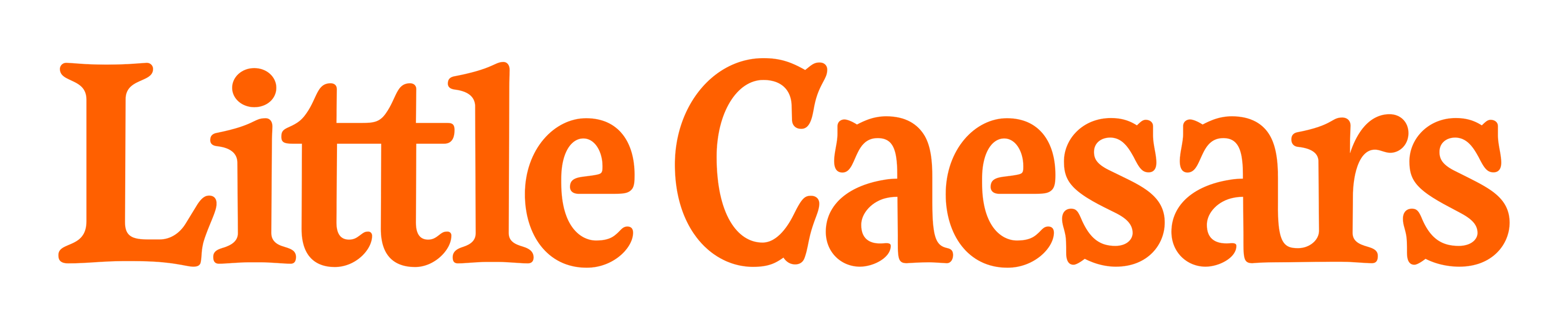 Little Caesars logo on a transparent background