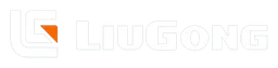 Liugong logo, white wordmark version, on a transparent background