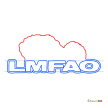 Lmfao Logo, Variante Icon, auf transparentem Hintergrund