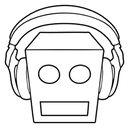 Lmfao Logo, Variante Icon weiß, auf transparentem Hintergrund
