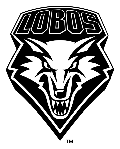 Lobos logo, monochrome icon version, on a transparent background