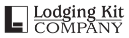 Lodging logo, black wordmark version, on a transparent background