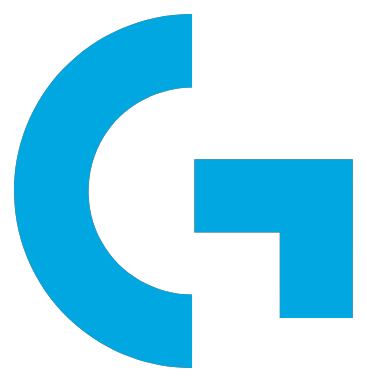 Logitech G logo, icon version, on a transparent background