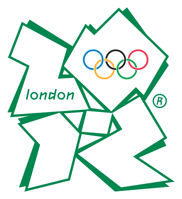 London Olympics のロゴ、アイコンバージョン（背景透過）