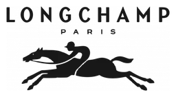 Longchamp logo, black version, on a transparent background