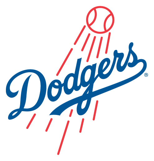 Los Angeles Dodgers Logo, Variante Icon, auf transparentem Hintergrund