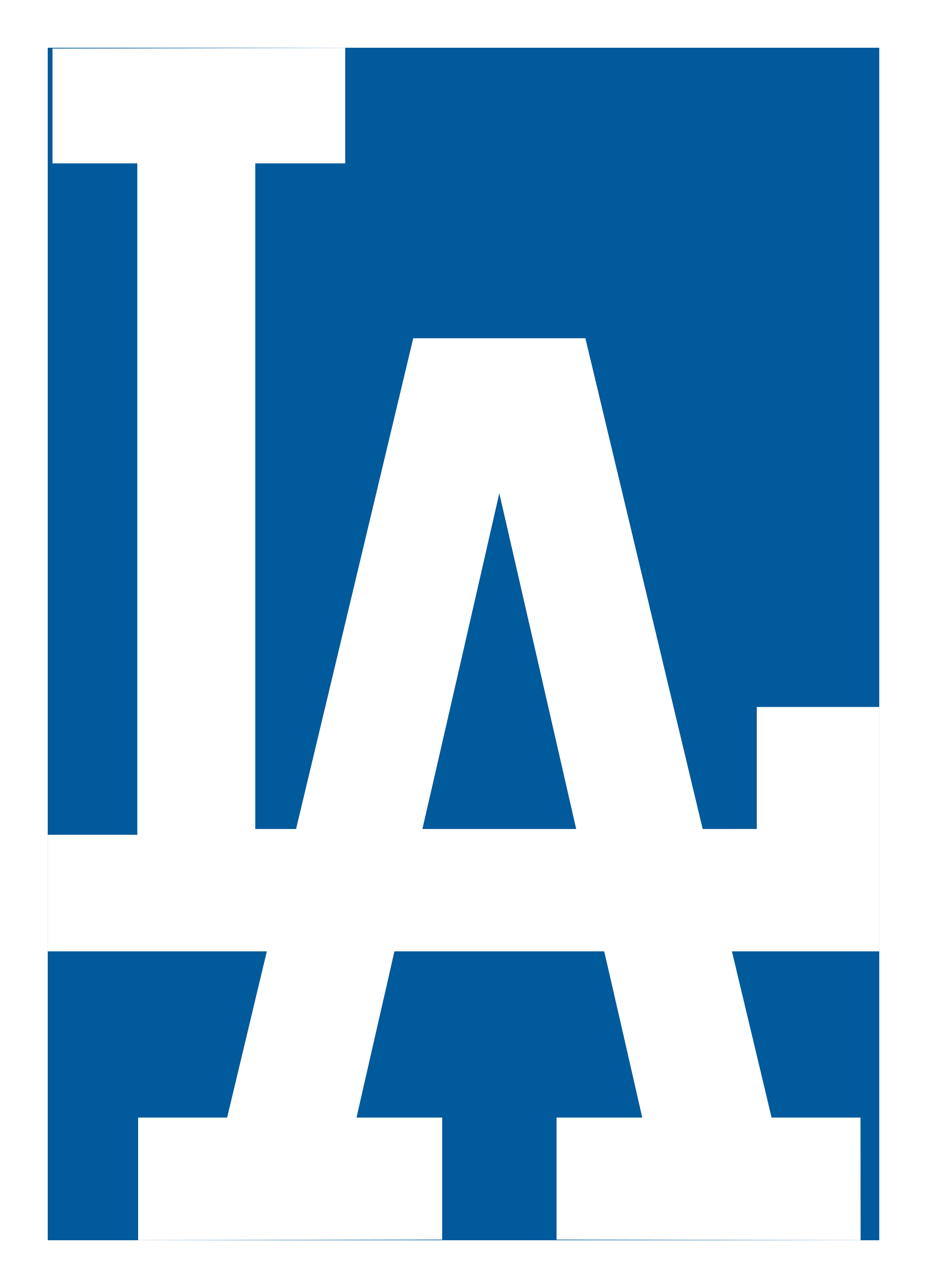 Los Angeles Dodgers Logo auf transparentem Hintergrund