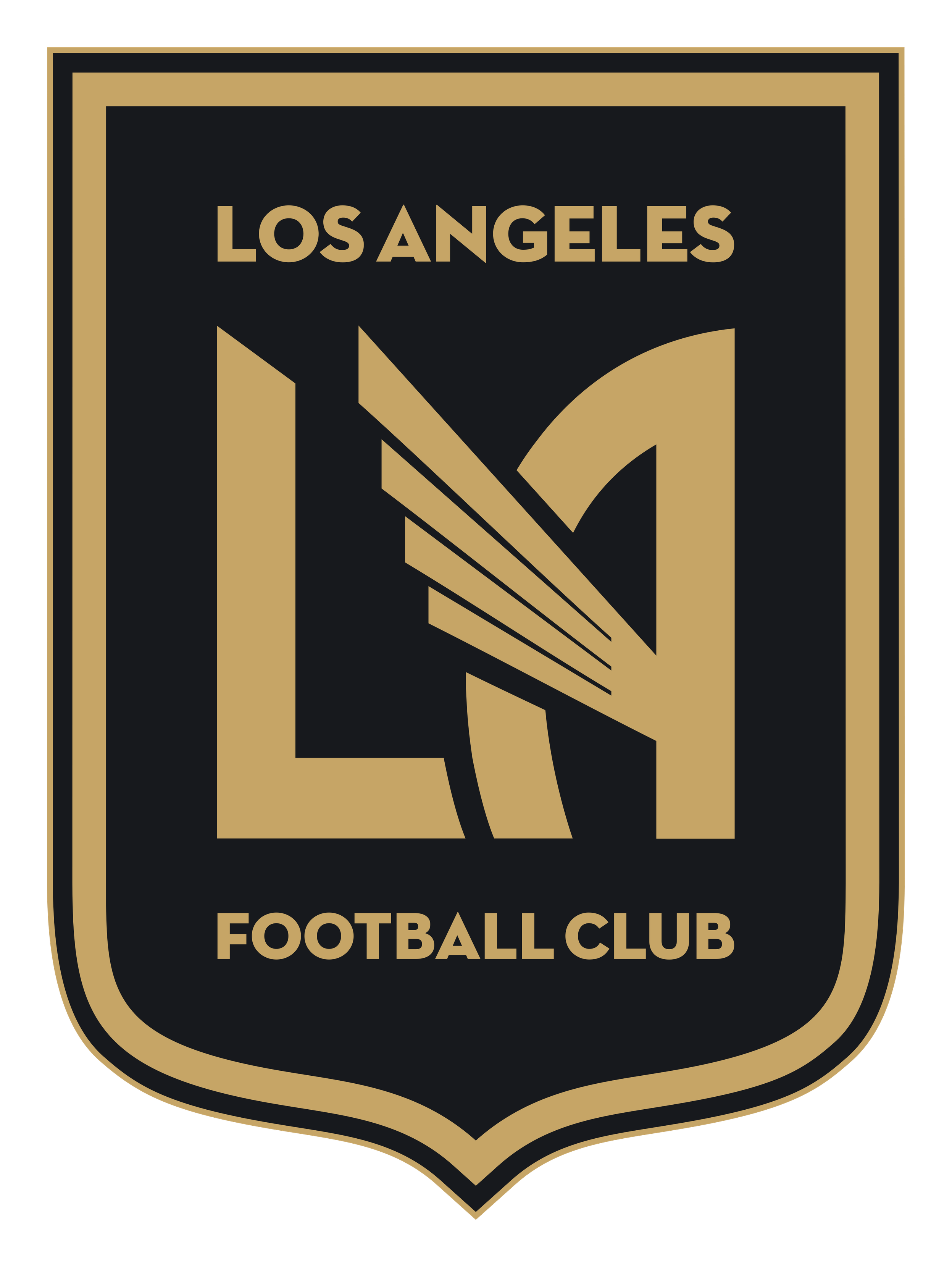 Los Angeles FC logo on a transparent background