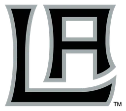 Los Angeles Kings logo, monochrome icon version, on a transparent background