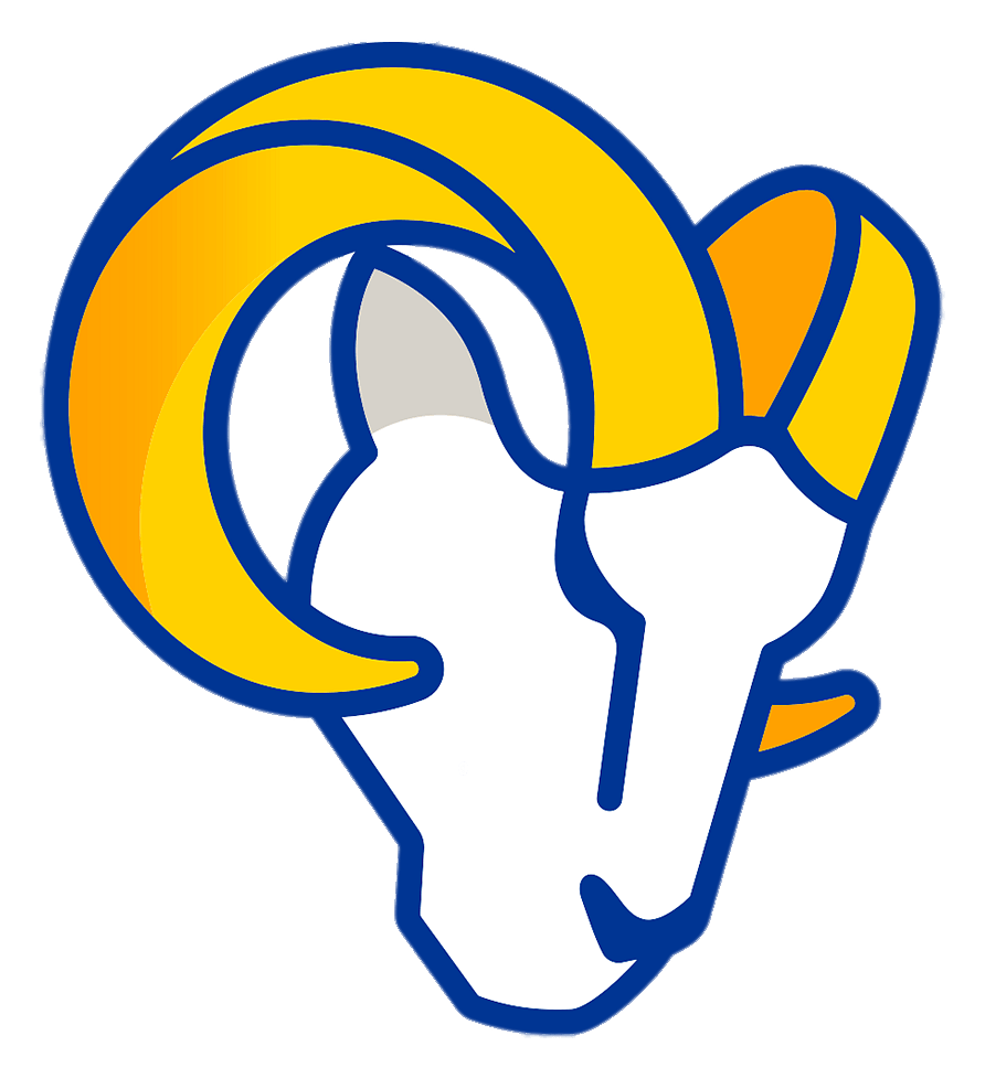 Los Angeles Rams logo, icon version, on a transparent background