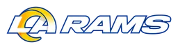 Los Angeles Rams logo, wordmark version, on a transparent background