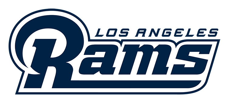 Los Angeles Rams logo on a transparent background