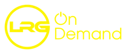 LRG logo, wordmark version, on a transparent background