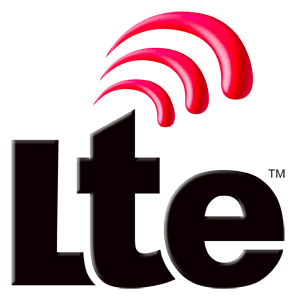 Lte logo, icon version, on a transparent background