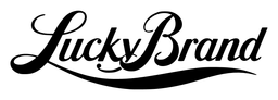 Lucky logo, black wordmark version, on a transparent background