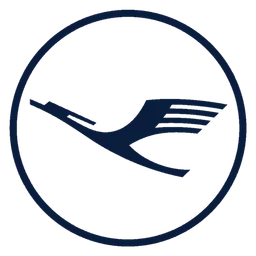 Lufthansa logo, icon version, on a transparent background