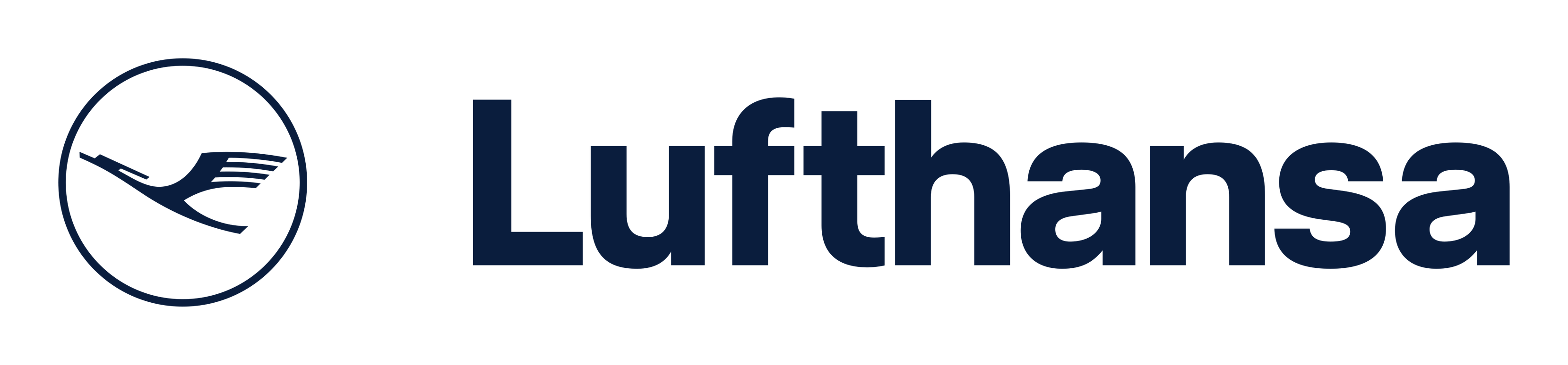 Lufthansa logo on a transparent background