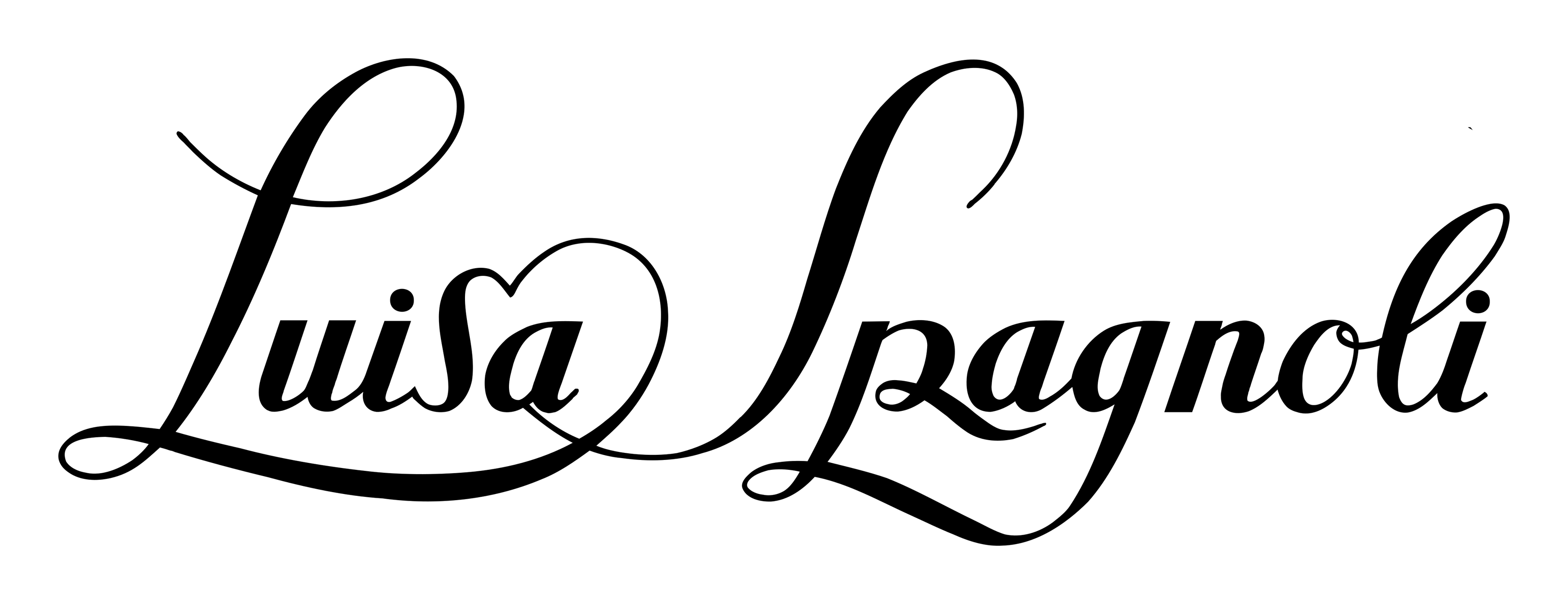 Luisa Spagnoli logo on a transparent background