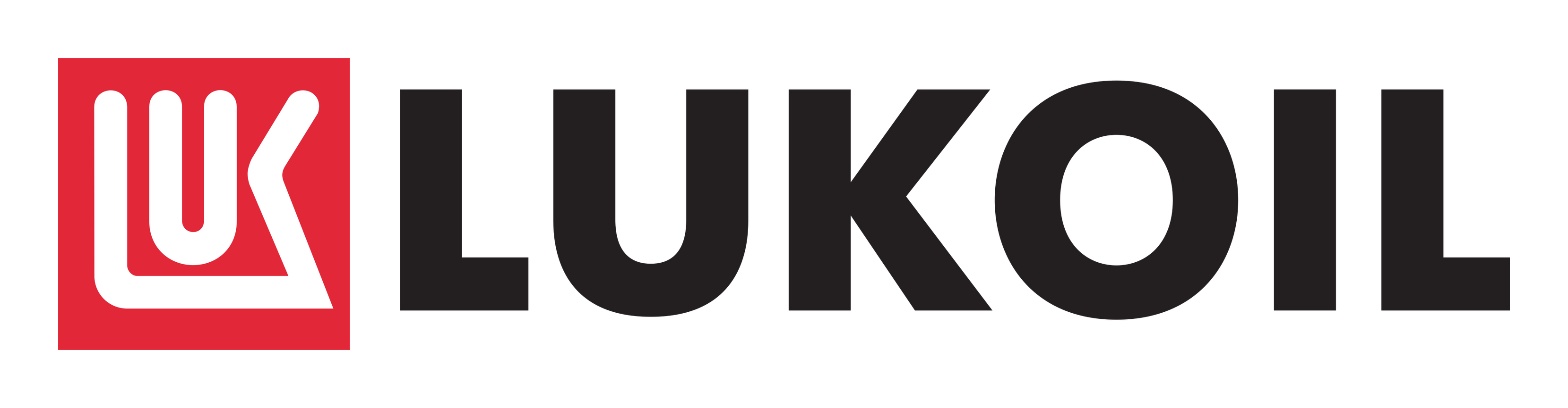 Lukoil logo on a transparent background