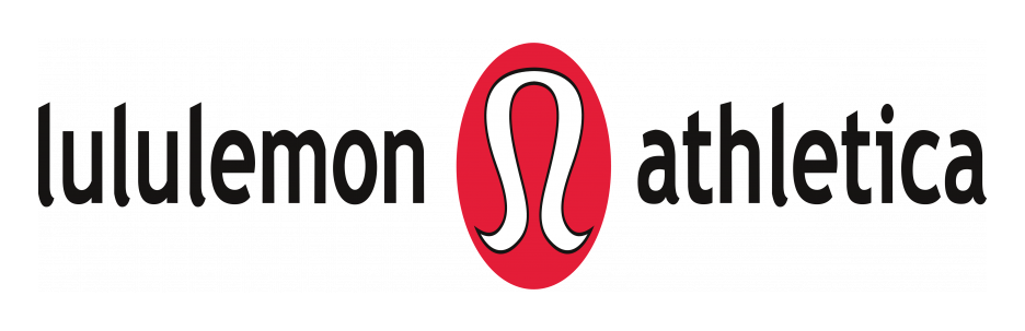 Lululemon Athletica logo on a transparent background