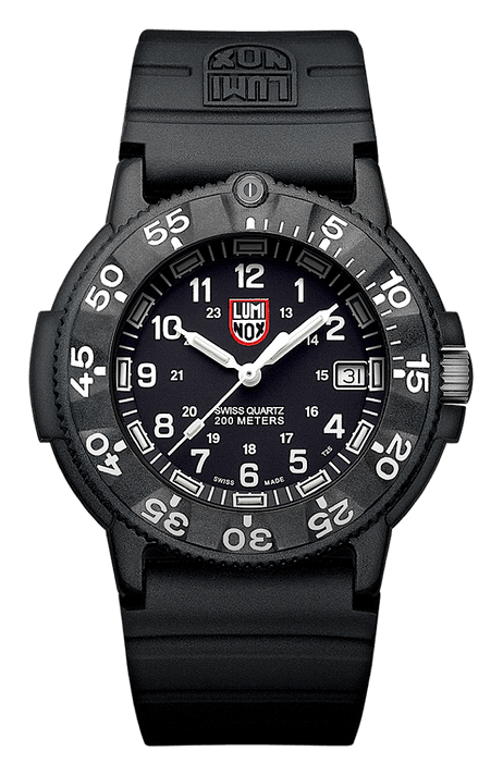 Luminox logo, black version, on a transparent background