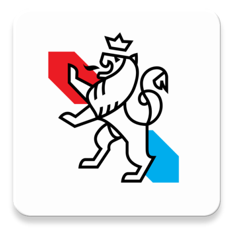 Luxemburger Police logo, white icon version, on a transparent background