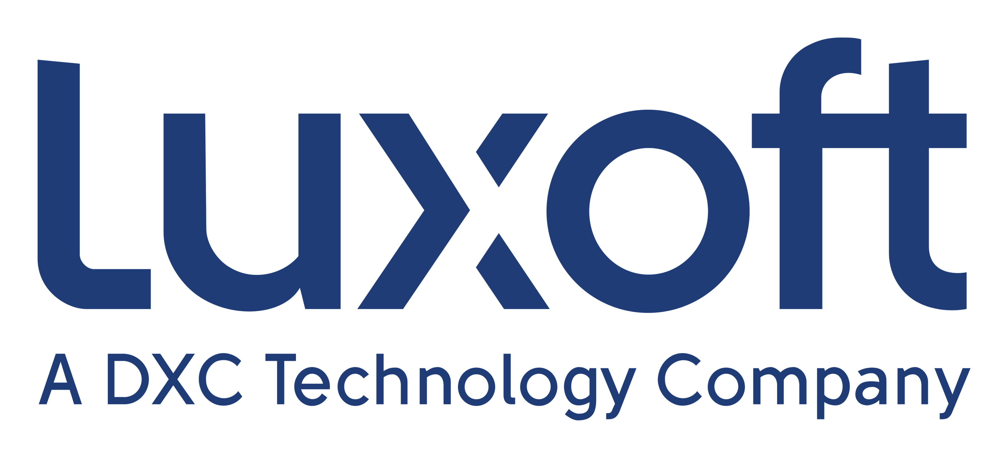 Luxoft logo on a transparent background