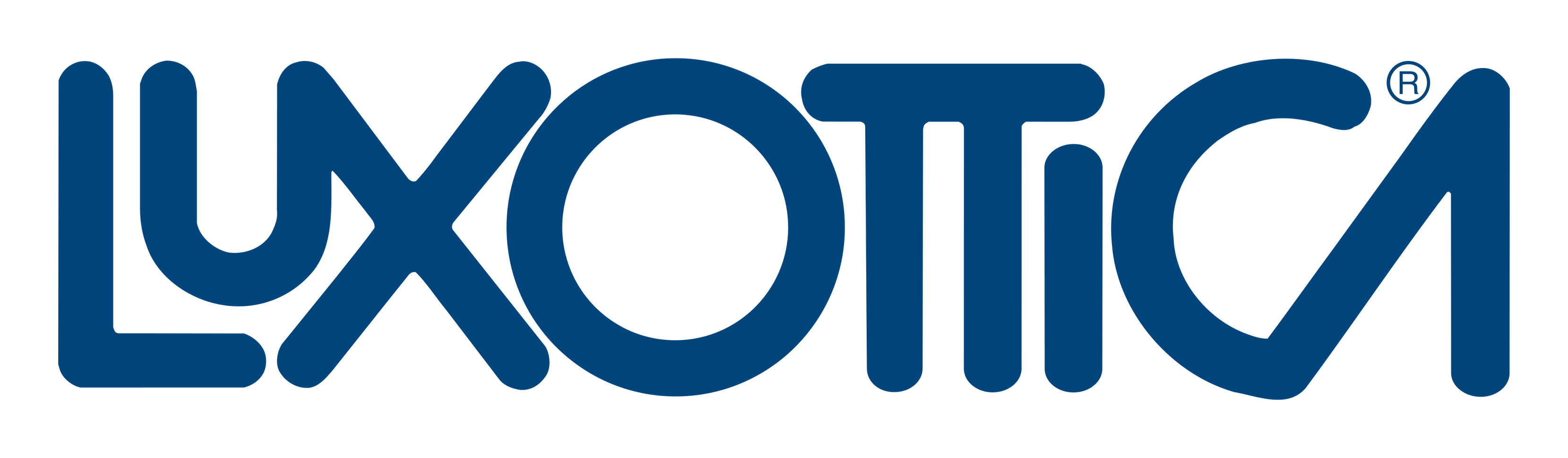 Luxottica logo on a transparent background
