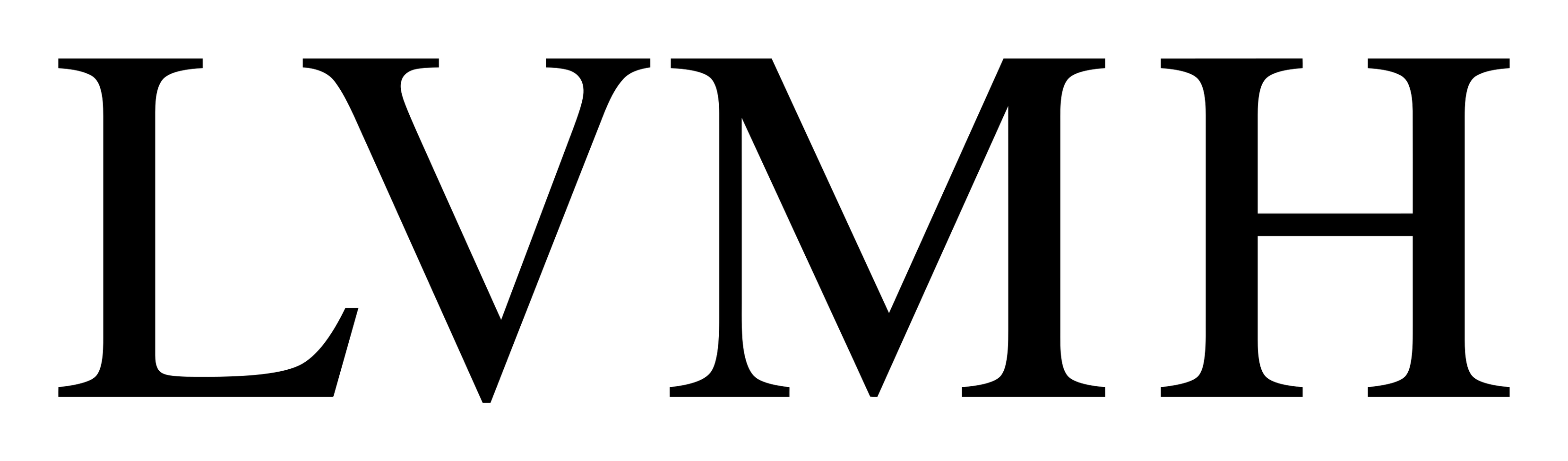 LVMH logo on a transparent background
