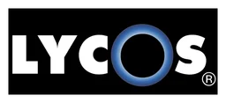 Lycos logo, black version, on a transparent background