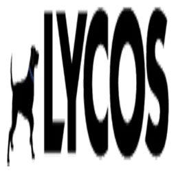 Lycos logo, black icon version, on a transparent background