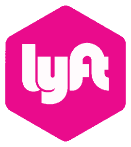 Lyft logo, icon version, on a transparent background