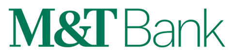M and T Bank logo on a transparent background