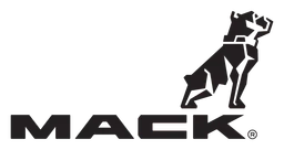 Mack logo, black version, on a transparent background