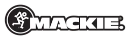 Mackie logo, monochrome wordmark version, on a transparent background