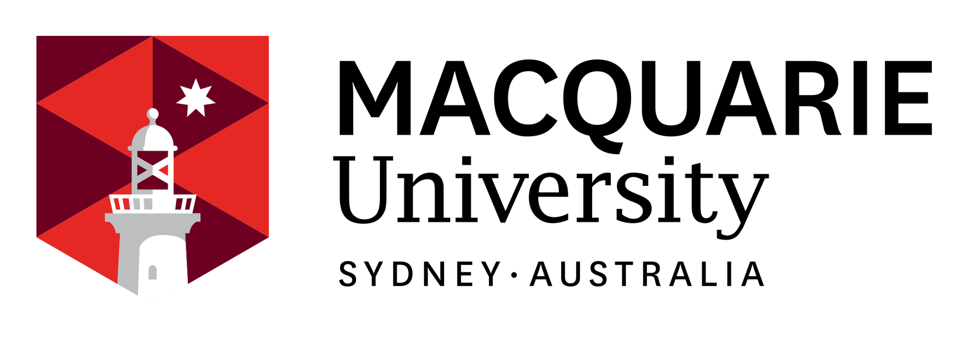 Macquarie University logo on a transparent background